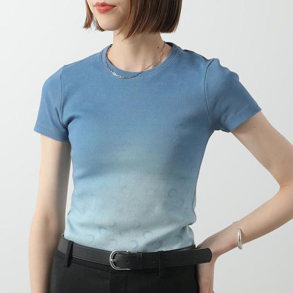 国内配送【MARINE SERRE 】コットン シャツ ミニ ドレス MARINE SERRE Marine Serre マリーン セル 半袖 Tシャツ MOON