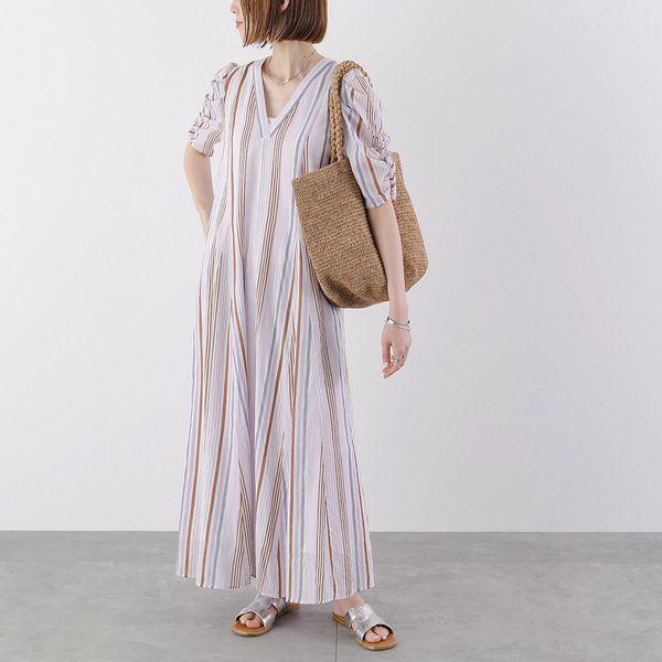 ヌキテパ　ワンピース　ne Quittez pas Mサイズ NE QUITTEZ PAS! ワンピース ne Quittez pas / ヌキテパ COTTON