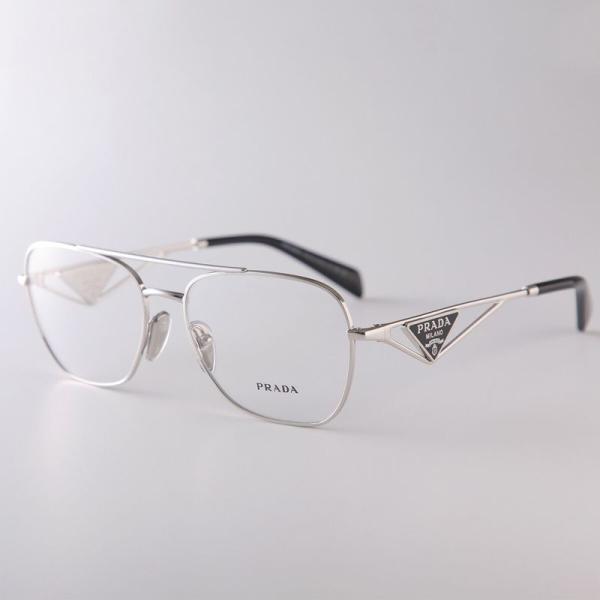 PRADA（プラダ） メガネ VPR B50 メンズ ティアドロップ型 メタル