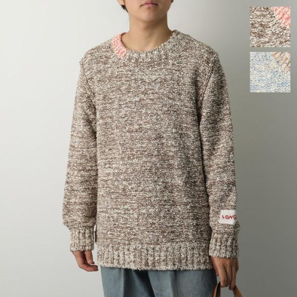 LONGO ロンゴ ニット S022420L メンズ 長袖 コットン セーター サマー