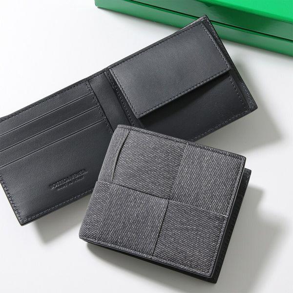 ⭐️新品未使用⭐️ ボッテガヴェネタ　カセット　財布　マキシイントレチャート　IC 美品✨ボッテガヴェネタ カセット 3つ折り財布グレー マキシ