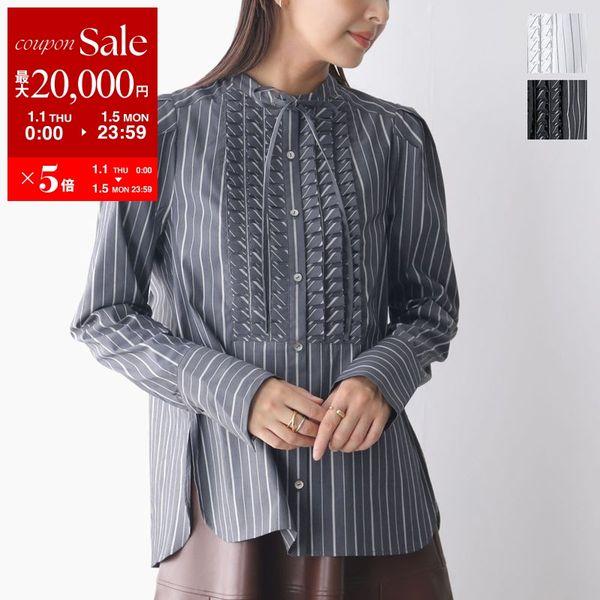 マシュマロ。MARILYN MOON リバーシブルチュール&サテンブルゾン Marilyn Moon MARILYN MOON マリリンムーン ブラウス tuck frill