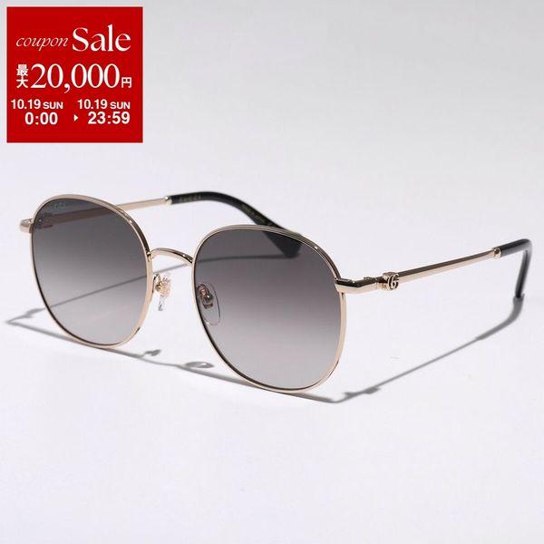 【美品】GUCCI スポーツサングラス ブラックフレーム グレー GUCCI グッチ サングラス GG1142S レディース ウェリントン型
