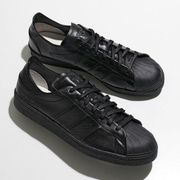 Y-3 ワイスリー SUPERSTAR スーパースター レザー スニーカー Y-3 ワイスリー SUPERSTAR スーパースター ブラック レザー