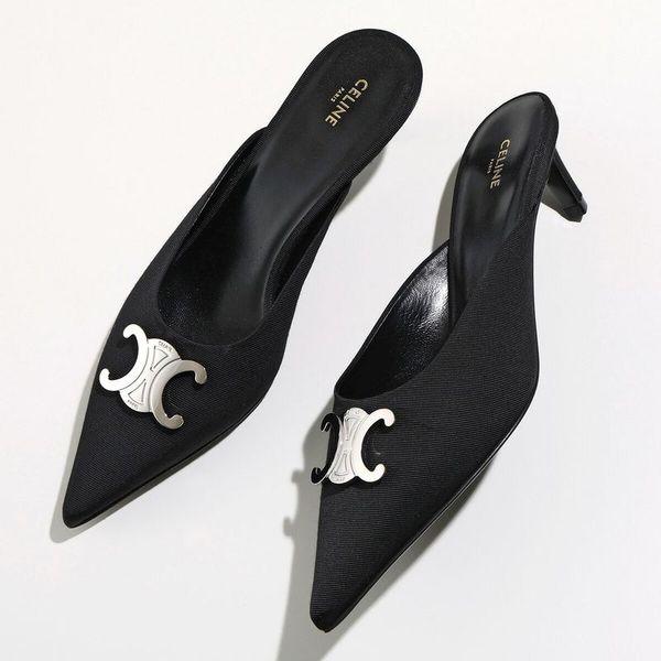 CELINE セリーヌ ミュール ALMA TRIOMPHE GROS GRAIN アルマ