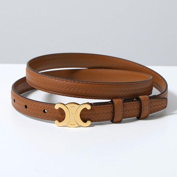 セリーヌ スモール 18MM ウエスタン ベルト トリヨンレザー 75サイズ スモール 18MM ウエスタン ベルト / トリヨンレザー - ブラック