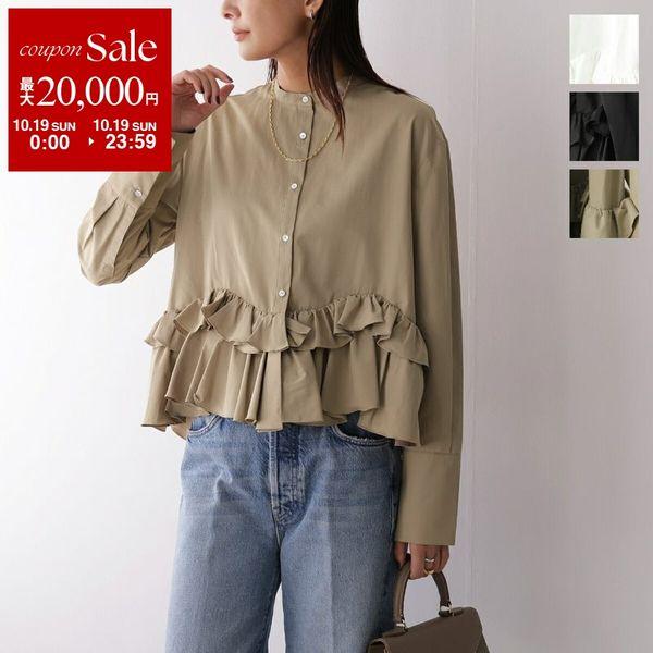 マリリンムーン★お花付きブラックTシャツ★後ろファスナー★27500円の品 Marilyn Moon MARILYN MOON マリリンムーン ブラウス spiral