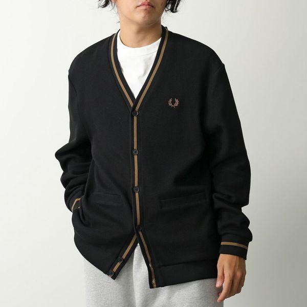 FRED PERRY フレッドペリー カーディガン Tipped Pique Texture