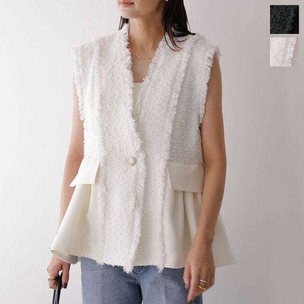 Re.Verofonna（ヴェロフォンナ） ベスト 5259201 レディース ツイード