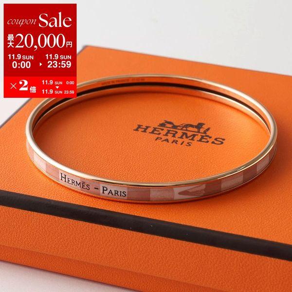 HERMES マルチカラーバングル エルメス HERMES バングル エマイユGM ピンク マルチカラー