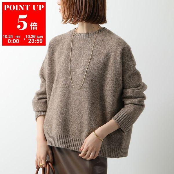 MAXMARA ニットパーカー　エンブレム　ピュアヴァージンウール　ブラック MAXMARA ニットパーカー エンブレム ピュアヴァージンウール