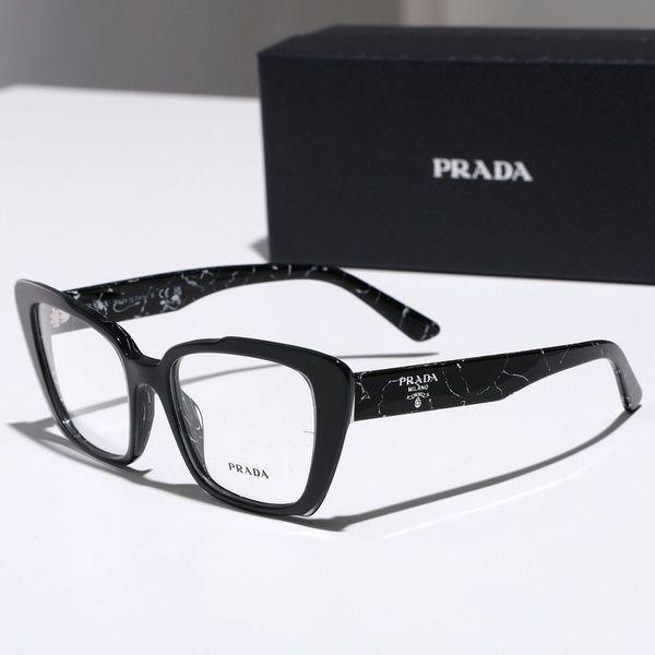 PRADA（プラダ） メガネ VPR 01Y レディース キャットアイ型 フルリム