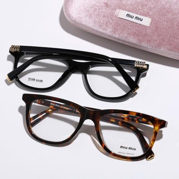 Miu Miu ミュウ ミュウ メガネ miu miu（ミュウミュウ） メガネ VMU 01W レディース ウェリントン型