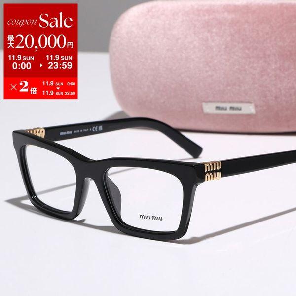 miu MIUMIU ミュウミュウ メガネ VMU 04W レディース スクエア型