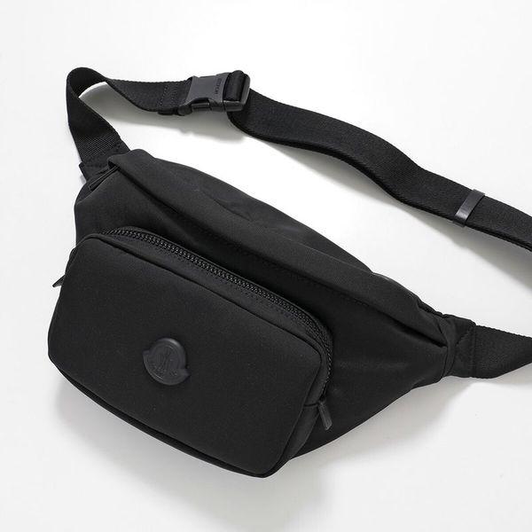 極美品 モンクレール DULANCE ベルトバッグ ボディバッグ ナイロン 黒 MONCLER モンクレール ボディバッグ DURANCE デュランス 5M00005