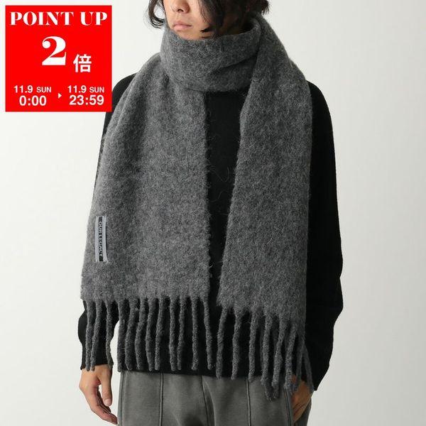 OURLEGACY Logo-patch knitted scarf マフラー OURLEGACY Logo-patch knitted scarf マフラー マフラー ESTATE