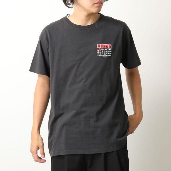 s*o様 【XL】メゾンマルジェラ　Tシャツ　メンズナンバーロゴ　オールブラック Maison Margiela（メゾンマルジェラ） Numeric Logo Mako Cotton T