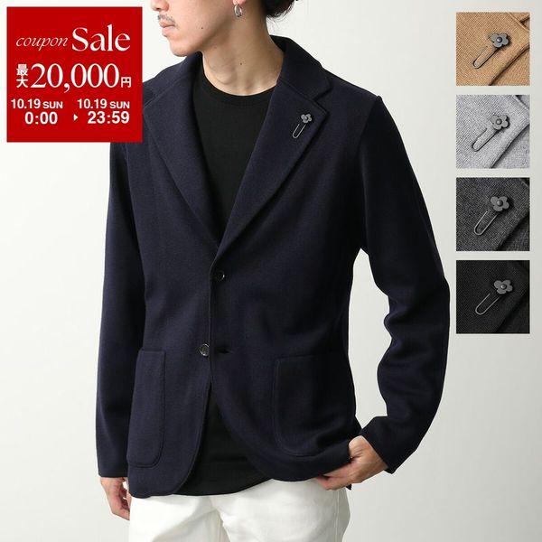 ラルディーニ LARDINI ラルディーニ ウールブレンド ストライプ柄 ダブル6ツ釦