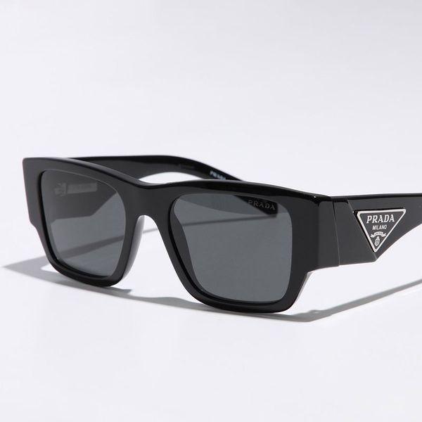 【ＰＲＡＤＡ・美品】プラダ　サングラス SPR 27L　ブラック PRADA（プラダ） サングラス SPR 27Z レディース スクエア型 セル