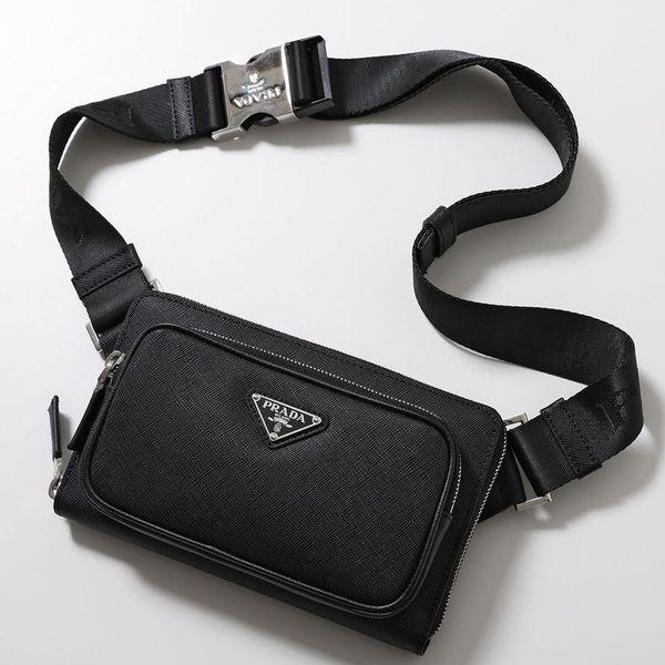 PRADA プラダ ボディバッグ 2VH156 789 メンズ レザー