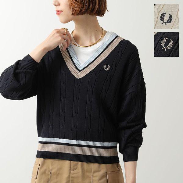 FRED PERRY フレッドペリー セーター BOLD TIPPED CABLE KNIT