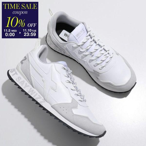 【W6YZ】ジェットM ロゴ ホワイト スニーカー WHIZ W6YZ ウィズ スニーカー JET-M. ジェットエム 2013560.59