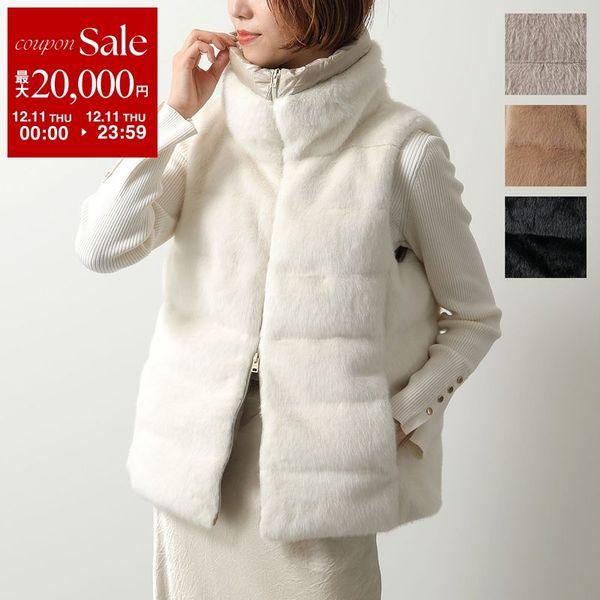 HERNO ヘルノ　レディース　ダウンベスト　美品❗️ HERNO ヘルノ ダウンベスト PI002122D 12630 レディース エコファー