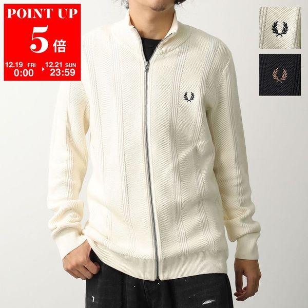 FRED PERRY（フレッドペリー） カーディガン TEXTURED ZIP THROUGH