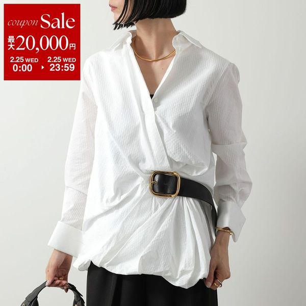 LOEWE（ロエベ） シャツ S540Y05XAF レディース 長袖 ブラウス ベルト