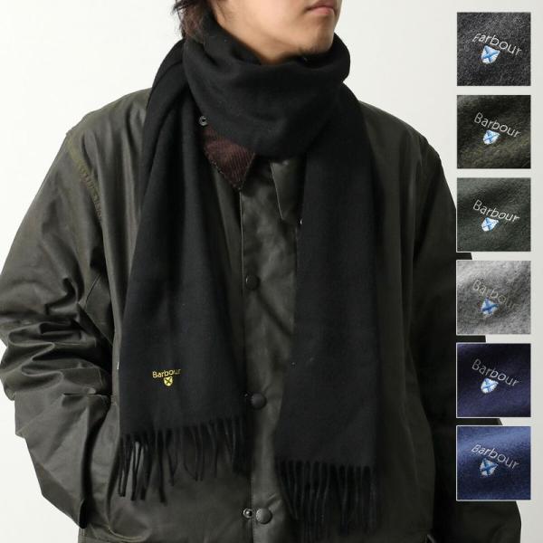 Barbour（バブアー） マフラー USC0008 メンズ レディース ロゴ刺繍