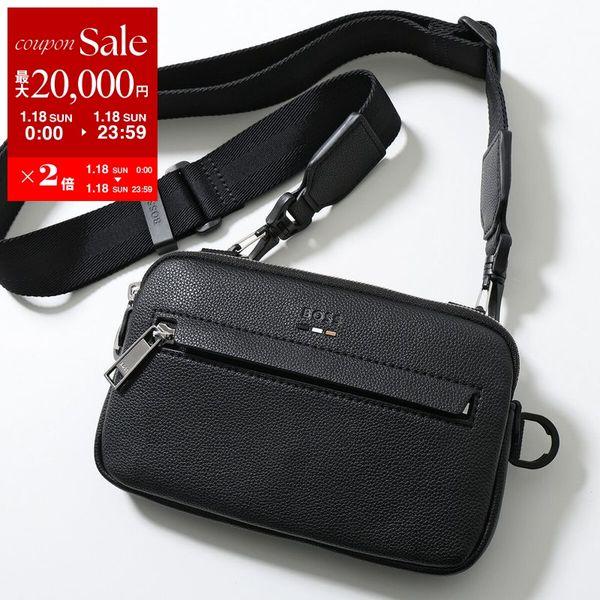 ★HUGO BOSS★ オールレザー ショルダーバッグ HUGO BOSS（ヒューゴ・ボス） ショルダーバッグ Ray_A5 Orizzontal