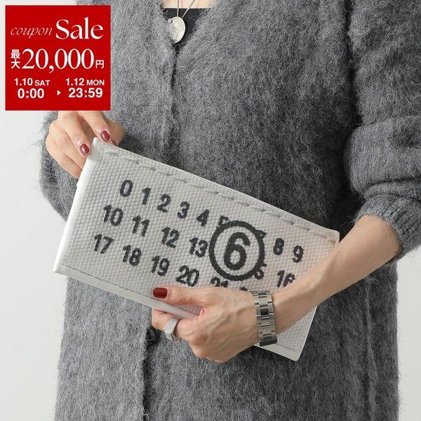 MM6 クラッチ　ケース MM6 Maison Margiela Reversix クラッチバッグ | ブラック | FARFETCH JP