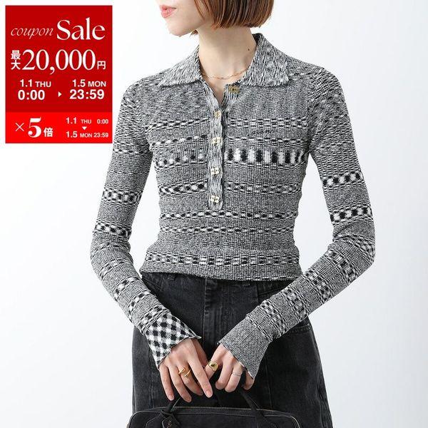 GANNI（ガニー） ポロニット Spacedyed Polo K2606 2748 レディース