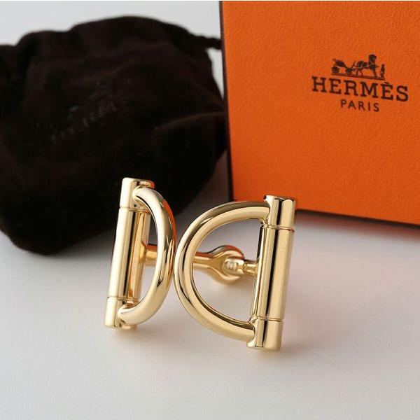 HERMES エルメス スカーフリング 90 ドゥブルD Double D レディース