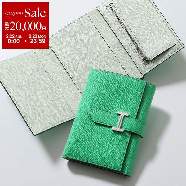 HERMES（エルメス） 三つ折り財布 ベアン コンビネ ヴェルソ BEARN