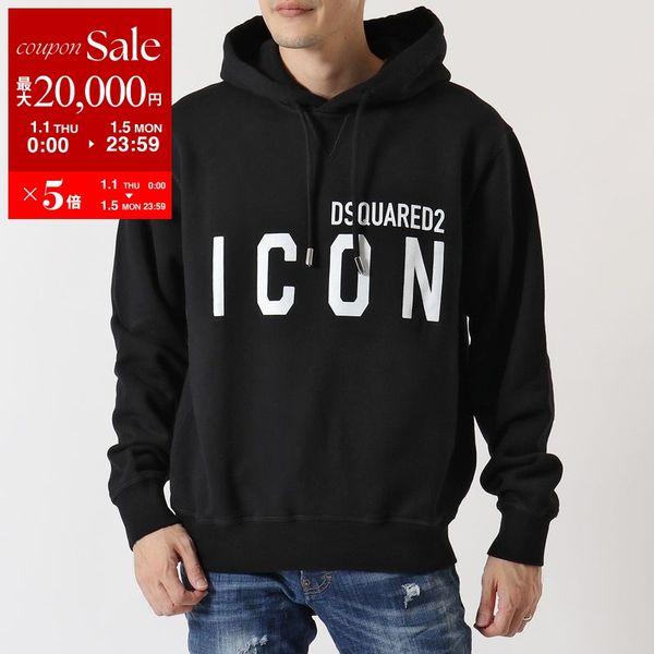 DSQUARED2 / ディースクエアード/2023 プリントパーカー XL DSQUARED2（ディースクエアード） 【訳あり-Lのみ】DSQUARED2 パーカー