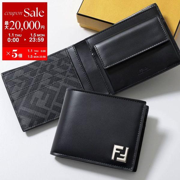 FENDI（フェンディ） 二つ折り財布 Bi-Fold Coin Wallet 7M0373 AFF2