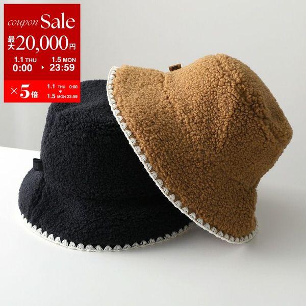 UGG アグ バケットハット UGGfluff Scalloped Hat フラッフ スカロップド ハット 100914 レディース ボア 帽子 カラー2色 /【2025年秋冬新作】