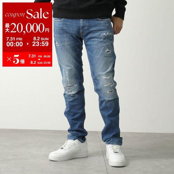 REPLAY リプレイ JONDRILL タイダイ染め ストレッチ デニムパンツ REPLAY（リプレイ） ジーンズ 10.5 OZ DARK INDIGO SUPER STRETCH