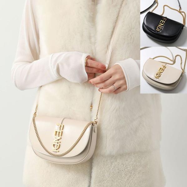 希少 FENDI ミア チェーンハンドバッグ FF金具 レザー ブラック肩掛け可 希少 FENDI ミア チェーンハンドバッグ FF金具 レザー ブラック肩掛け可