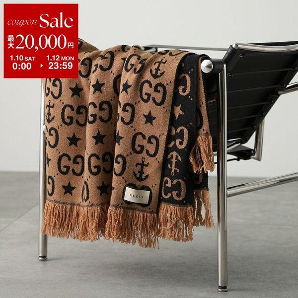 GUCCI（グッチ） ブランケット 660546 ZAG8K レディース メンズ GGロゴ