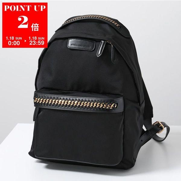 ✨️極美品✨️ ステラマッカートニー リュック 肩掛け ナイロン ブラック ロゴ Stella McCartney（ステラ・マッカートニー） バックパック FALABELLA