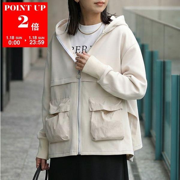 極美MARECHL TERRE マルシャルテル　コンビネーションフードパーカー MARECHAL TERRE（マルシャルテル）の「コンビネーションフードパーカー