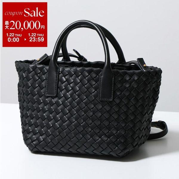 BOTTEGA VENETA カバシリーズ　バック ブラック BOTTEGA VENETA（ボッテガ・ヴェネタ） ハンドバッグ CABAT カバ ミニ