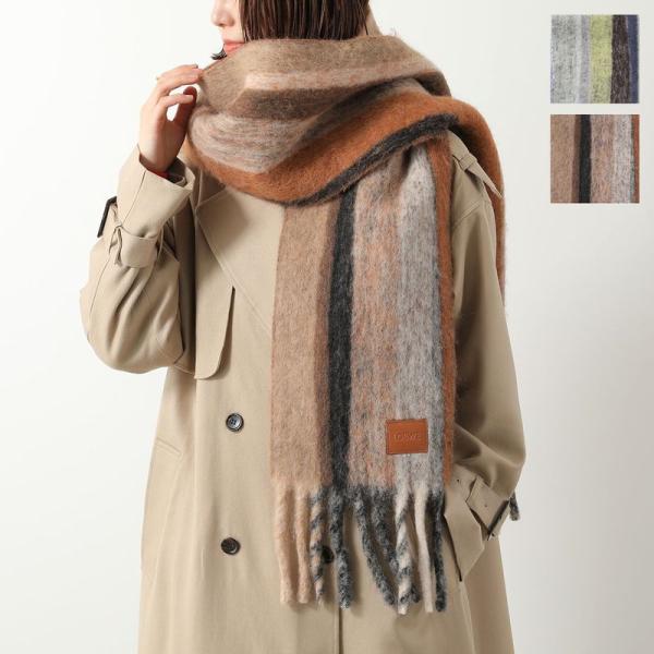 LOEWE（ロエベ） マフラー FSA5SS3W01 レディース アルパカ ウール