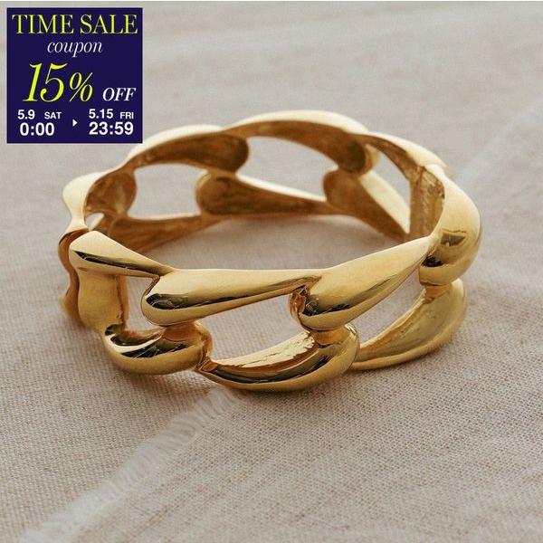 Kenneth Jay Lane ケネス ジェイ レーン バングル polished gold link