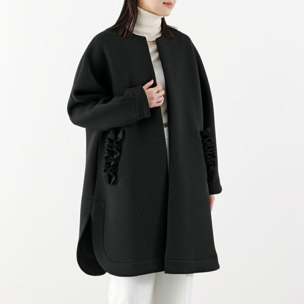 PICCIN（ピッチン） ノーカラーコート 907050 レディース フリル