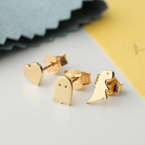 ALIITA（アリータ） ピアス MINI BOLD CORAZON FANTASMA DINO EARRING