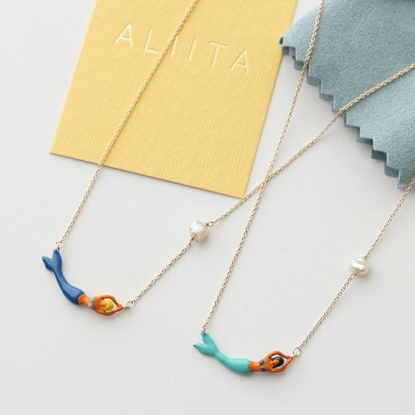 ALIITA（アリータ） ネックレス MERMAID PERLA ENAMEL NECKLACE ROLO