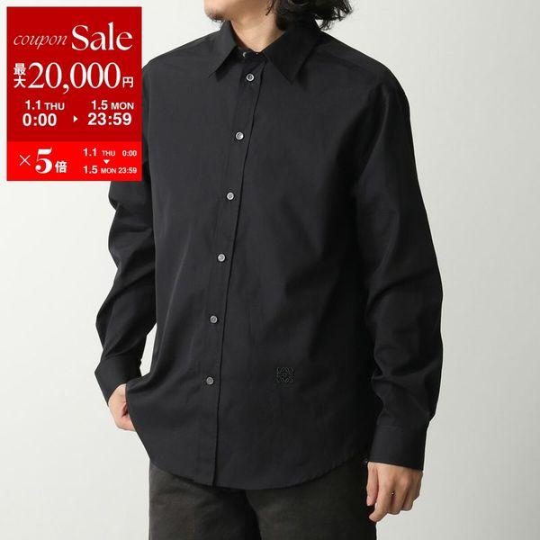 【Runa】LOEWE 長袖シャツ 刺繍ロゴ付き LOEWE（ロエベ） シャツ H526Y05XAT メンズ アナグラム刺繍 コットン